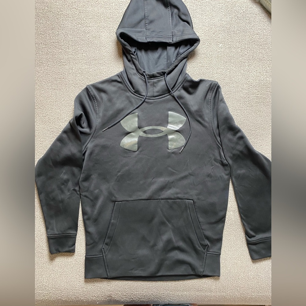 Men’s Small Black Under Armour Hoodie- Performance Athletic Sporty